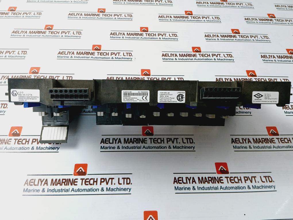 Fisher-rosemount Kj4001X1-be1 8-wide Carrier W/ Shield Module