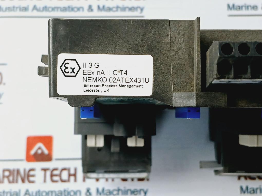 Fisher-rosemount Kj4001X1-be1 8-wide Carrier W/ Shield Module