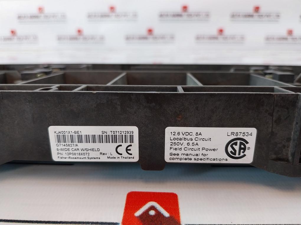 Fisher-rosemount Kj4001X1-be1 Wide Carrier Base Module 12P0818X072