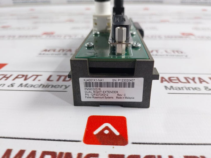 Fisher-rosemount Kj4001X1-na1 Dual Right Extender 12P3373X012 Revision C