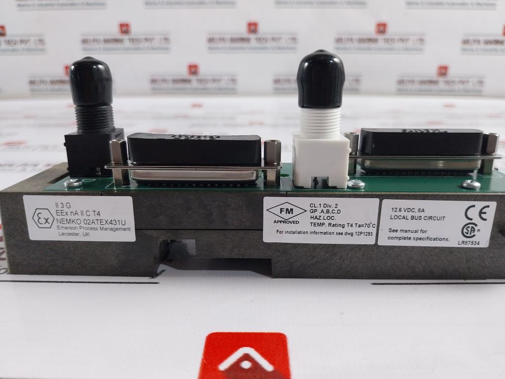 Fisher-rosemount Kj4001X1-na1 Dual Right Extender Revision C