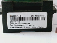 Fisher-rosemount Kj4001X1-nb1 Dual Left Extender 12P3368X012 Rev C