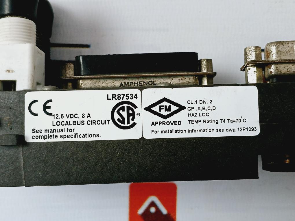 Fisher-rosemount Kj4001X1-nb1 Dual Left Extender 12P3368X012 Rev C