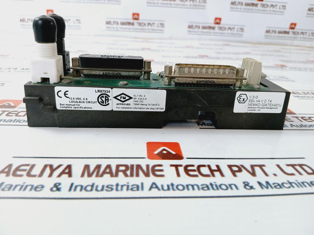 Fisher-rosemount Kj4001X1-nb1 Dual Left Extender 12P3368X012 Rev C