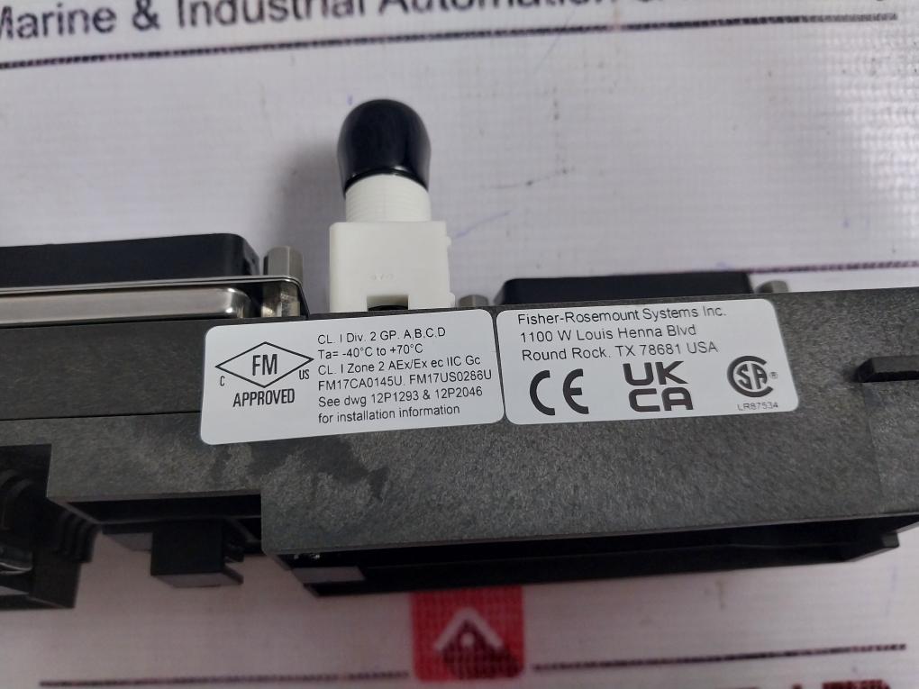 Fisher-rosemount Kj4001x1-na1 Dual Right Extender 12p3373x042