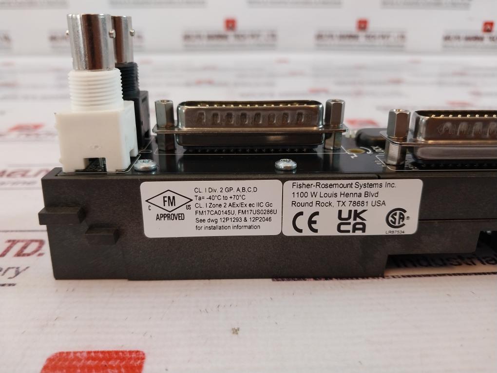 Fisher-rosemount Kj4001x1-nb1 Dual Left Extender Rev: L