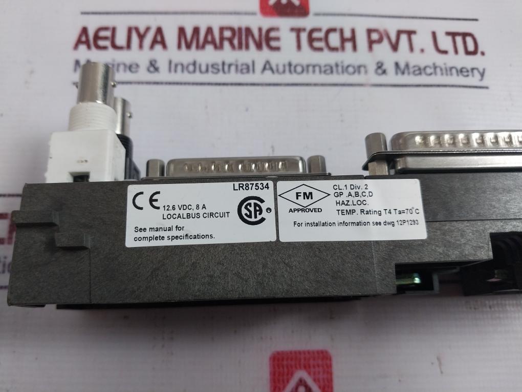 Fisher-rosemount Kj4001x1-nb1 Dual Left Extender 12p3368x012 Rev E