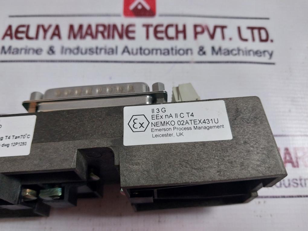 Fisher-rosemount Kj4001x1-nb1 Dual Left Extender 12p3368x012 Rev E