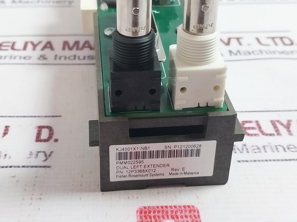 Fisher-rosemount Kj4001x1-nb1 Dual Left Extender 12p3368x012 Rev E
