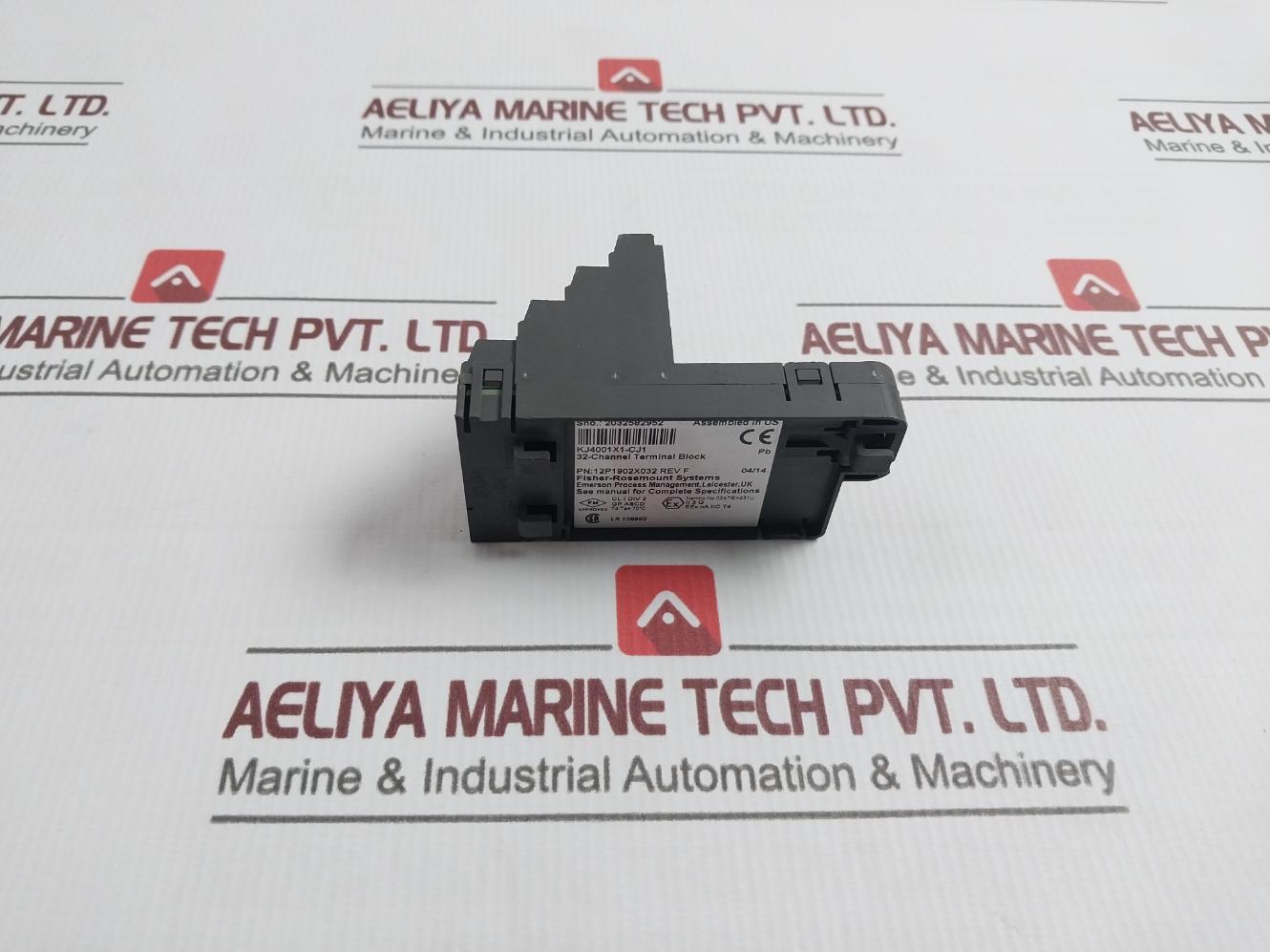 Fisher-rosemount Kj4001X1-cj1 32 Channel Terminal Block 12P1902X032 Rev F