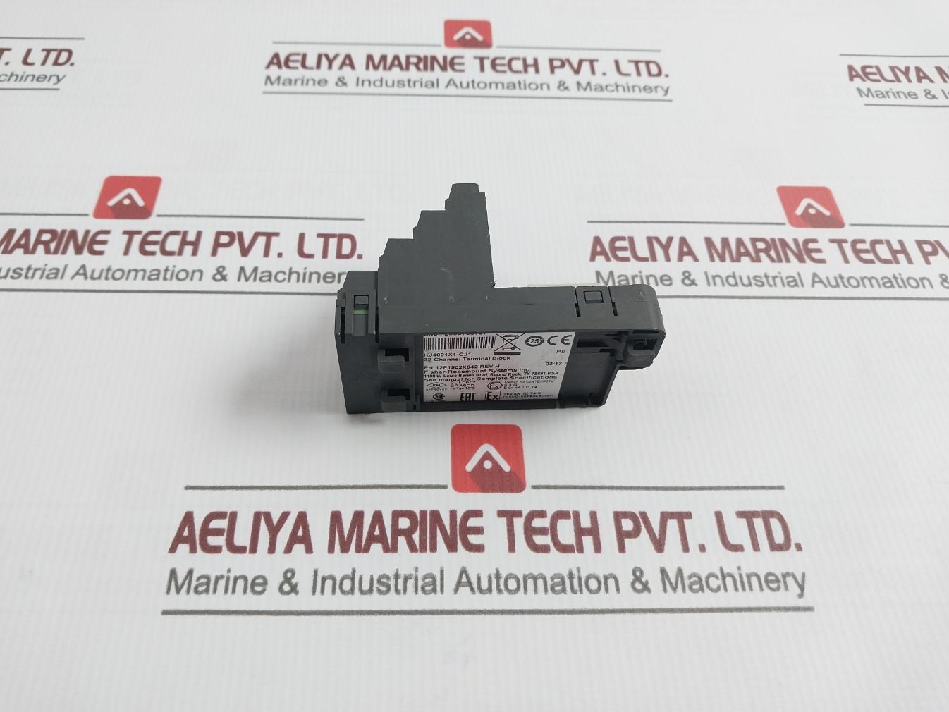Fisher-rosemount Kj4001X1-cj1 32 Channel Terminal Block 12P1902X042 Rev H