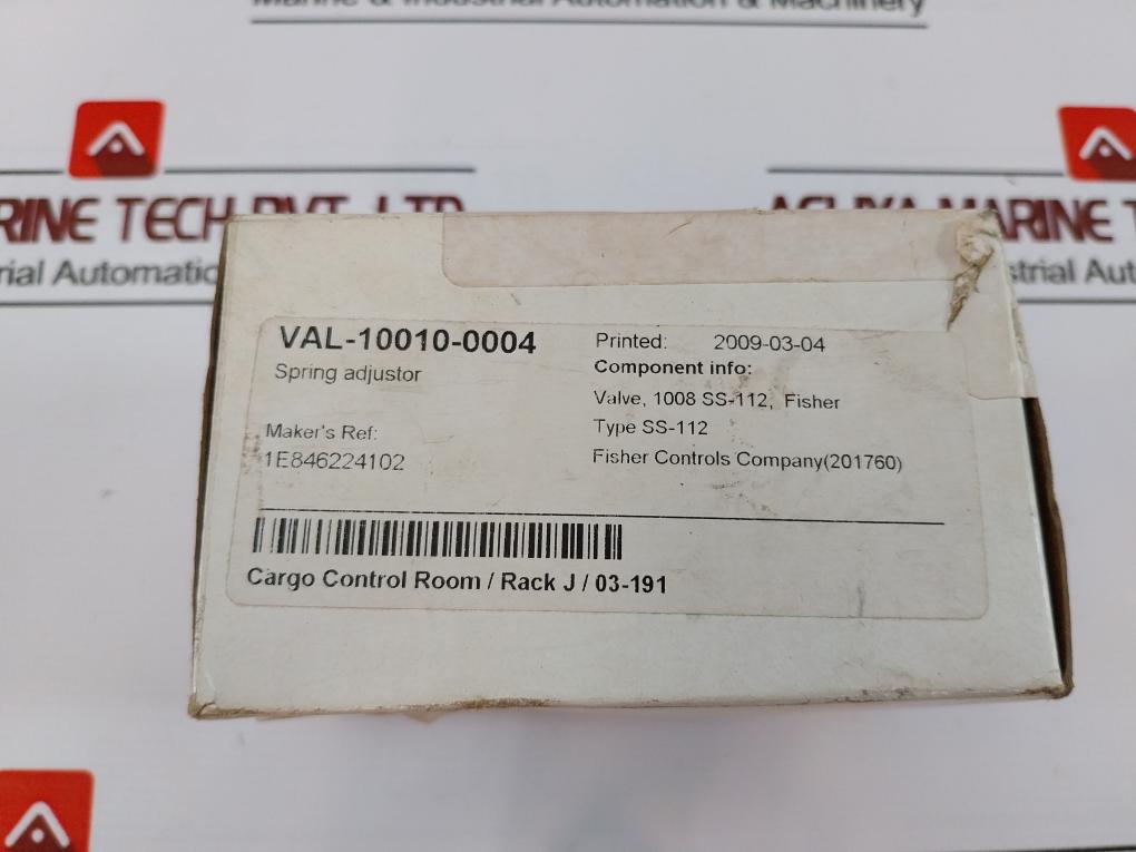 Fisher 1E846224102 Screw Adjusting Val-10010-0004