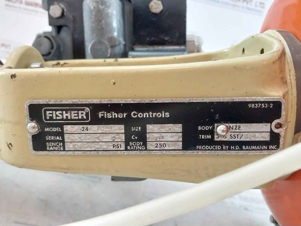 Fisher 32-24 688 Control Valve Dvc5010F 67 Af /206 5-15Psi 35Psig (2.4 Bar) 1 In