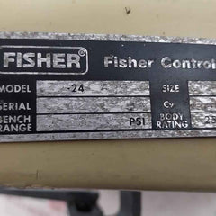 Fisher 32-24 688 Control Valve Dvc5010F 67 Af /206 5-15Psi 35Psig (2.4 Bar) 1 In