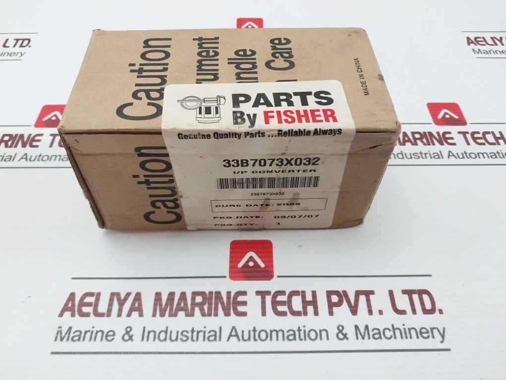 Fisher 33B7073X032 I/P Converter Transducer Span 15.11 Psi