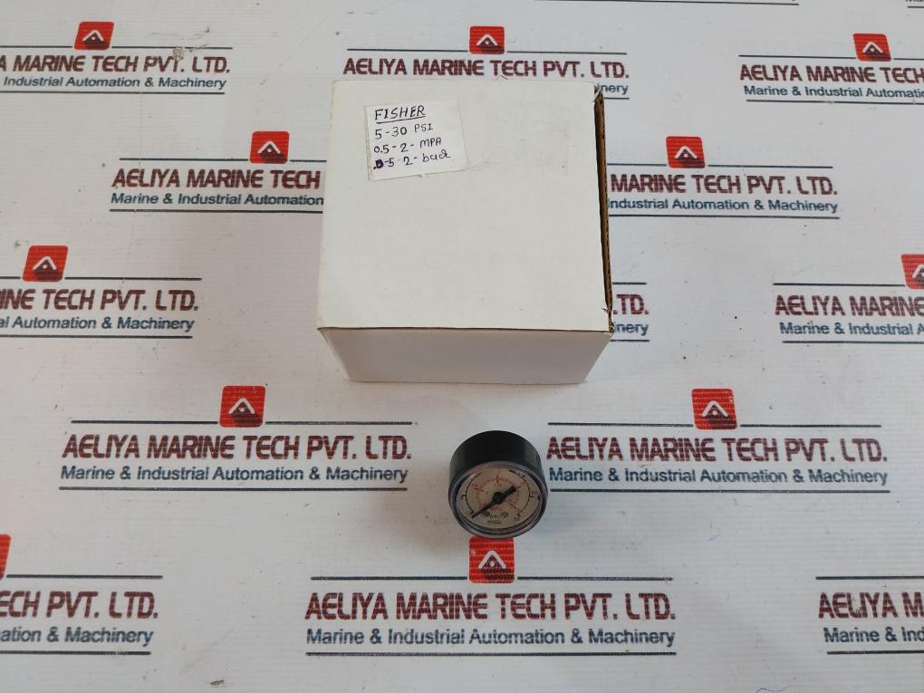 Fisher 5-30 PSI Pressure Gauge