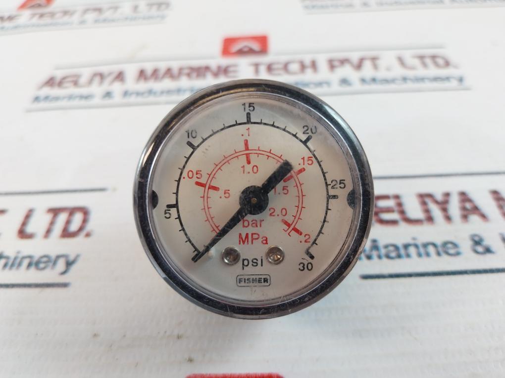 Fisher 5-30 PSI Pressure Gauge