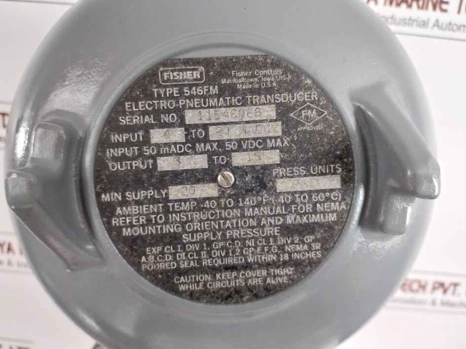 Fisher 546 Pneumatic Transducer