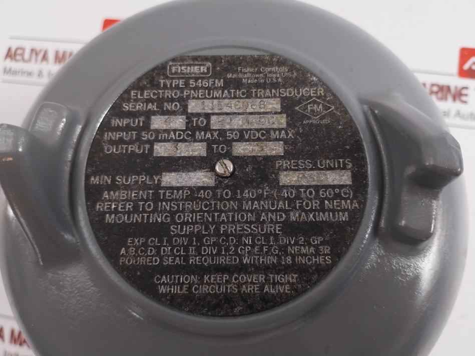 Fisher 546 Pneumatic Transducer