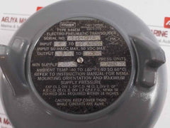 Fisher 546 Pneumatic Transducer