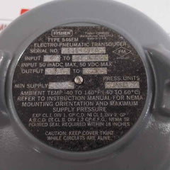 Fisher 546 Pneumatic Transducer