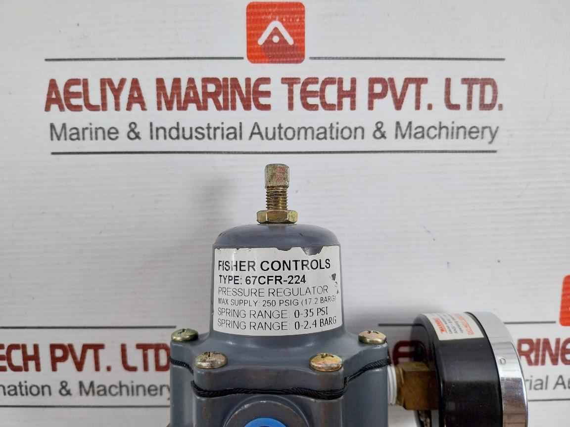 Fisher Controls 67Cfr-224 Pressure Regulator 250 Psig (17.2 Barg)