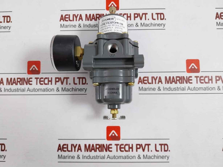 Fisher Fs-67Cfr-235 Pressure Regulator 67Cf Series 0-2 Bar 0-.2 Mpa 0-30 Psi