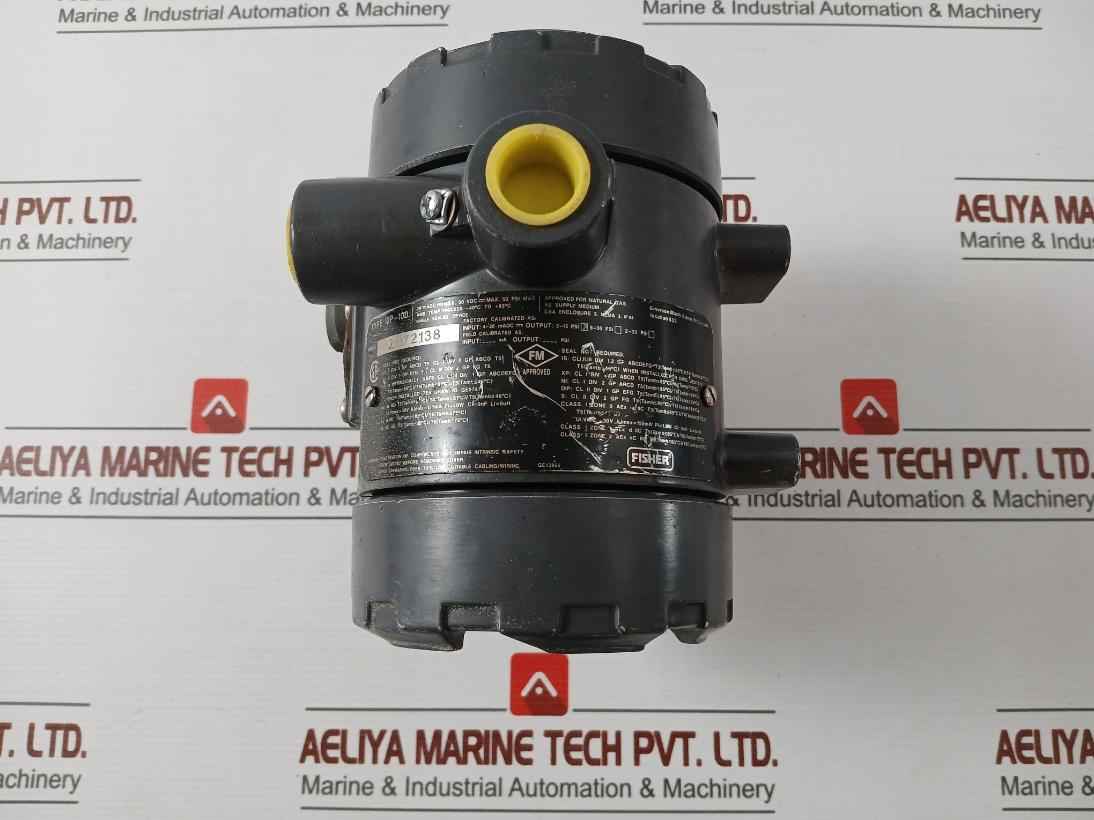 Fisher I2P-100 Electro-pneumatic Transducer 4-20 Madc 3-15 Psi