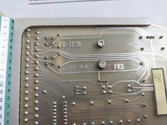Fks Ps-1278 Pcb Card Ep 37/85 Cc 0581 41-84 Clo