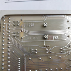 Fks Ps-1278 Pcb Card Ep 37/85 Cc 0581 41-84 Clo
