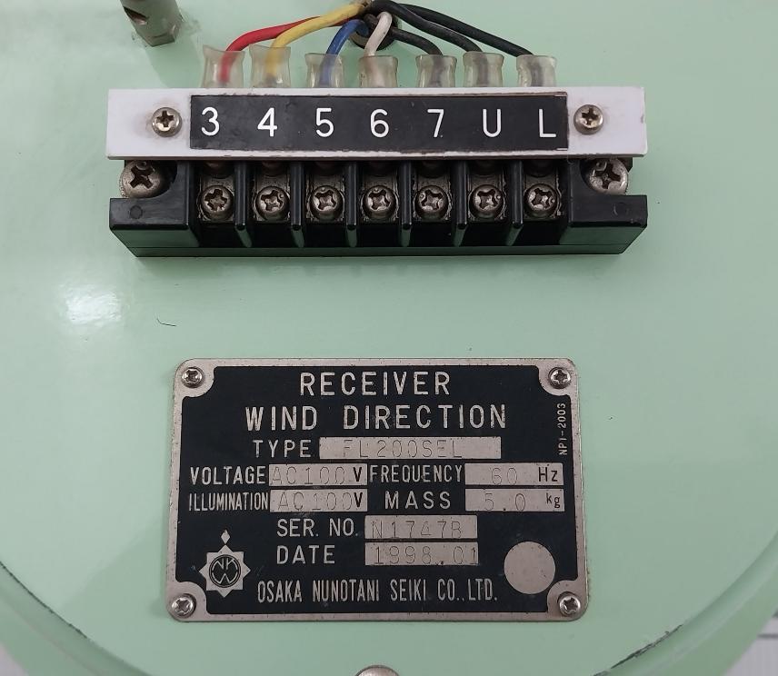 Fl200Sel Wind Direction Indicator Osaka Nunotani Seiki Ac 100V