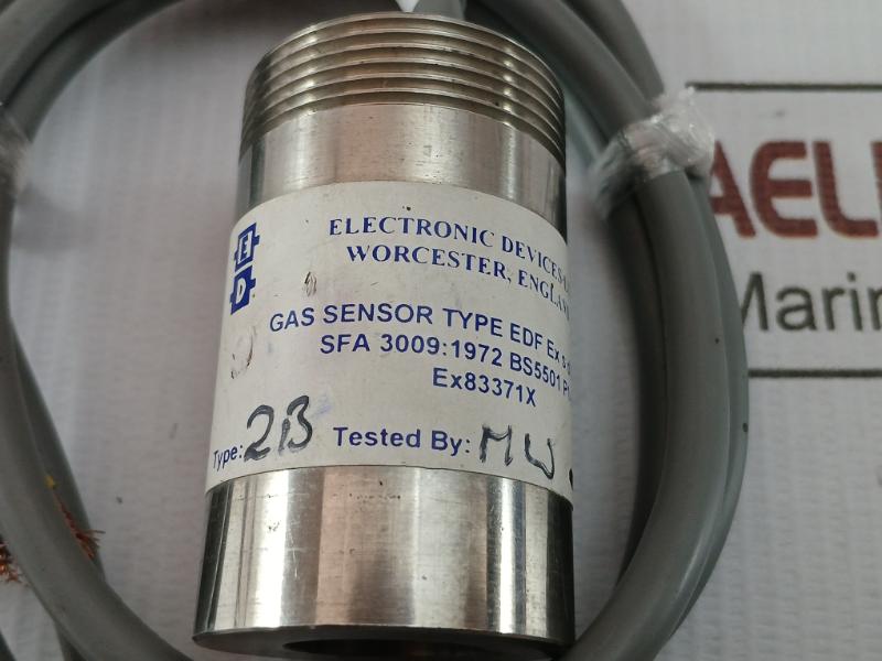 Flameproof Gas Sensor 1-meter Edf Electronic Devices