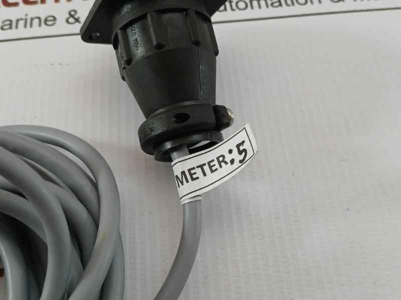 Flange Socket With Cable 5-meter 033375 Te Connectivity