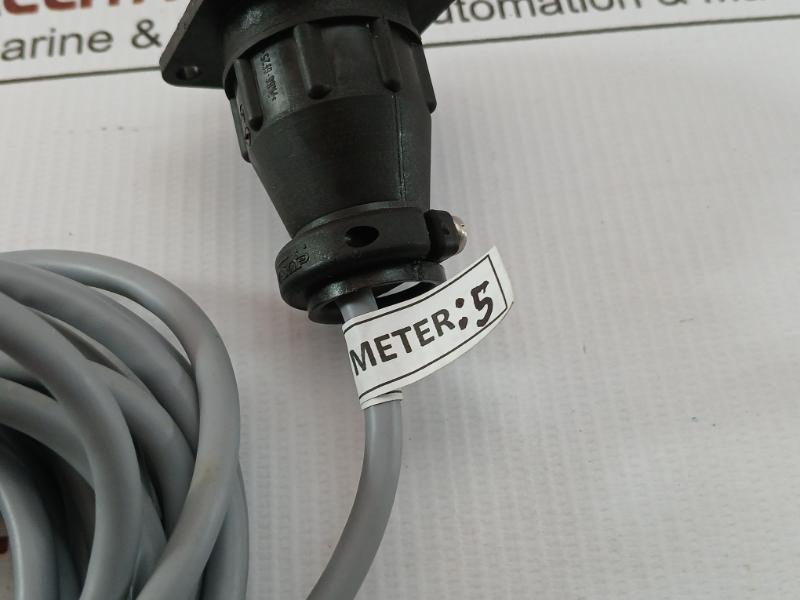 Flange Socket With Cable 5-meter 033375 Te Connectivity