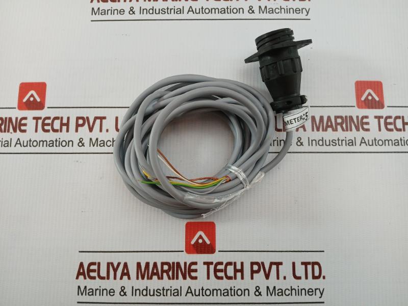 Flange Socket With Cable 5-meter 033375 Te Connectivity