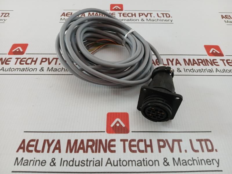 Flange Socket With Cable 5-meter 033375 Te Connectivity