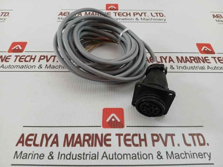 Flange Socket With Cable 5-meter 033375 Te Connectivity
