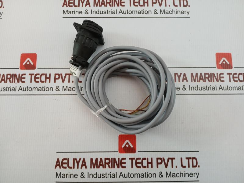 Flange Socket With Cable 5-meter 033375 Te Connectivity