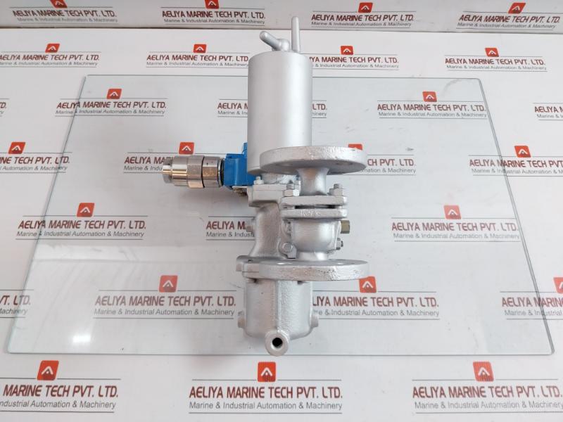 Flanged Ball Valve Assy W/ Positioner Ag06S Kitamura 4 Kgf/Cm2 70˚C Max