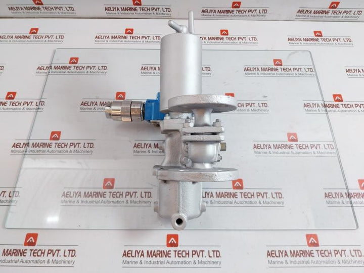Flanged Ball Valve Assy W/ Positioner Ag06S Kitamura 4 Kgf/Cm2 70˚C Max