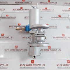 Flanged Ball Valve Assy W/ Positioner Ag06S Kitamura 4 Kgf/Cm2 70˚C Max
