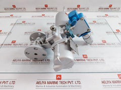 Flanged Ball Valve Assy W/ Positioner Ag06S Kitamura 4 Kgf/Cm2 70˚C Max
