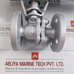 Flanged Ball Valve Assy W/ Positioner Ag06S Kitamura 4 Kgf/Cm2 70˚C Max