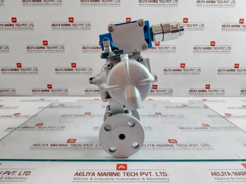 Flanged Ball Valve Assy W/ Positioner Ag06S Kitamura 4 Kgf/Cm2 70˚C Max