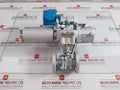 Flanged Ball Valve Assy W/ Positioner Ag06S Kitamura 4 Kgf/Cm2 70˚C Max