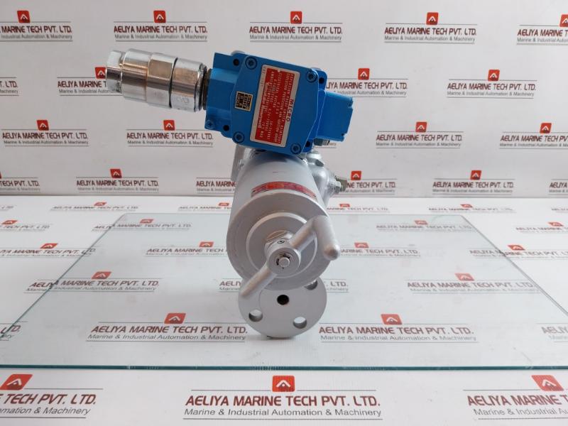 Flanged Ball Valve Assy W/ Positioner Ag06S Kitamura 4 Kgf/Cm2 70˚C Max