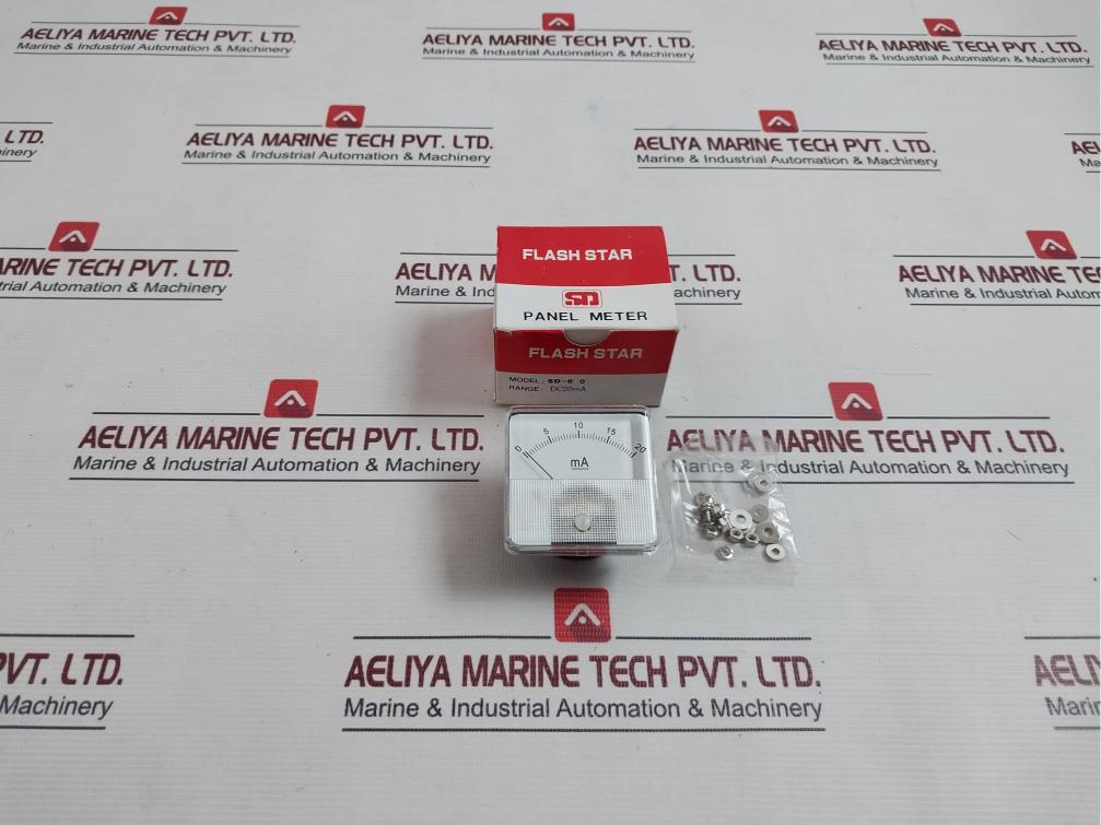 Flash Star Sd-60 Current Panel Meter Dc20Ma Class 2.5