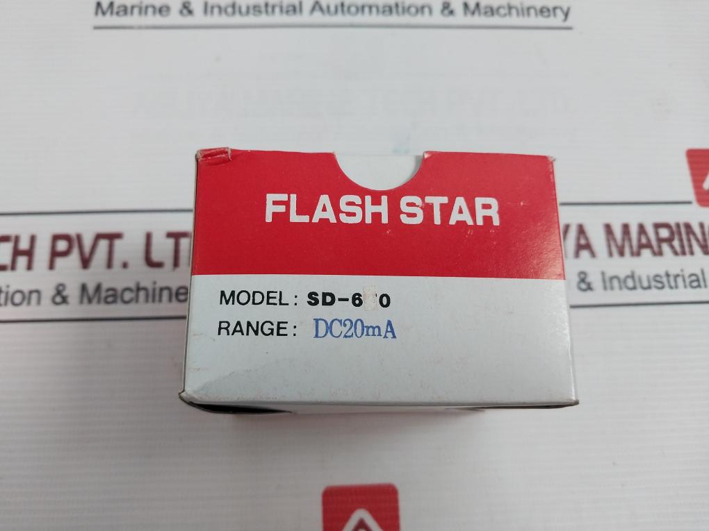Flash Star Sd-60 Current Panel Meter Dc20Ma Class 2.5