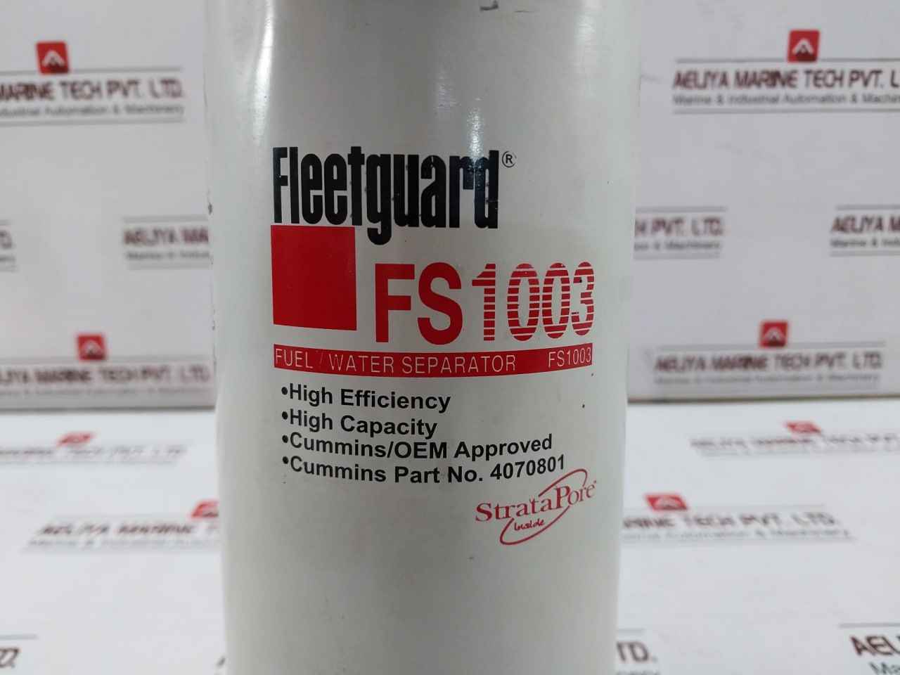 Fleetguard Fs1003 Fuel Water Separator Spin-on Filter 4070801