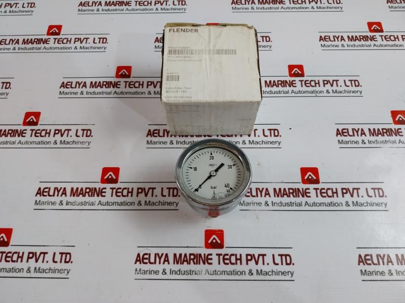 Flender En837-1 Pressure Gauge 0-40/60 Bar, G 1/4b Process Connection